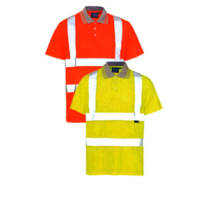 SuperTouch Breathable Yellow Hi Vis Polo Shirt Large (singular)