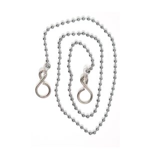 18" Ball Link Chains - Sink - Chrome (Pack of 2)