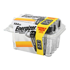 Energizer Alkaline Power Battery - Value Home Pack AAA (Pack of 24)