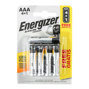 Energizer Alkaline Power Battery AAA (Pack of 5)