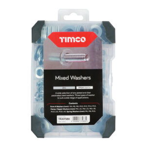 Mixed Tray - Washers - Zinc - 291pcs